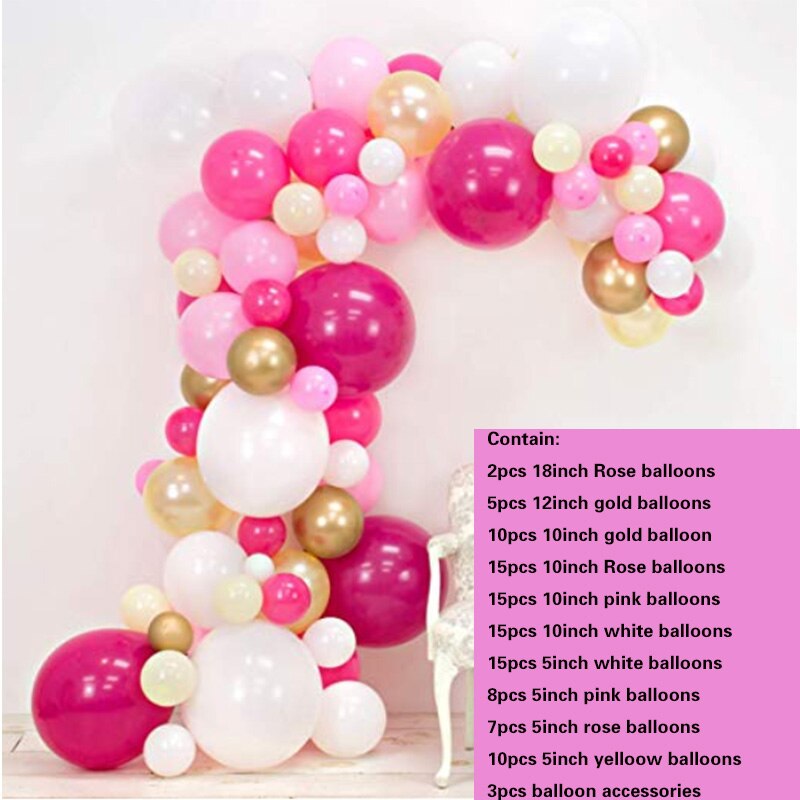 Ballon Garland Arch Kit 101 Pcs Roze En Goud Ballo Grandado