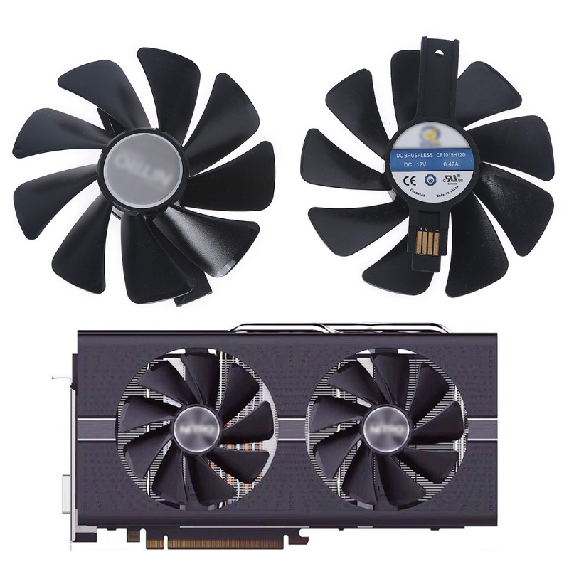 Pc Mm Graphics Card Cooling Vga Fan Cf H D Grandado