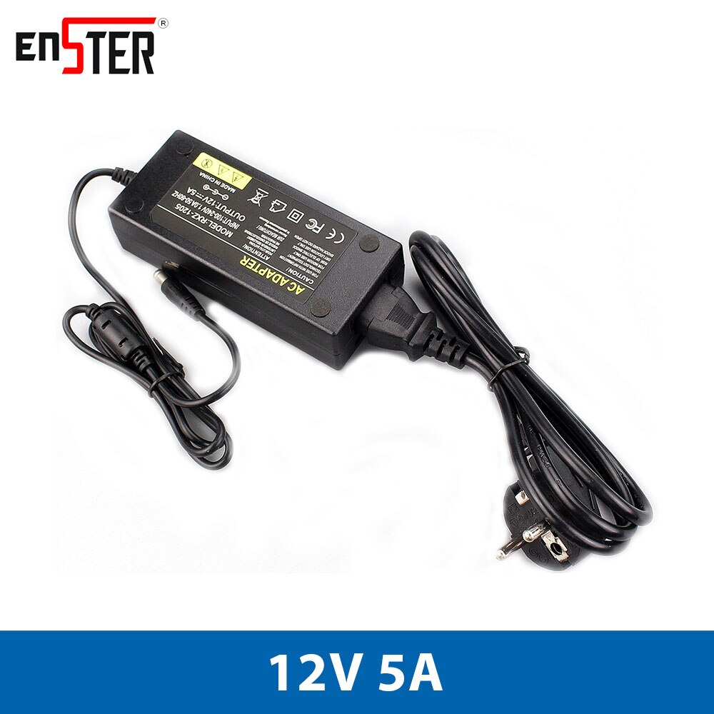 Enster AC DC 12v 5a Power Adapter Grandado