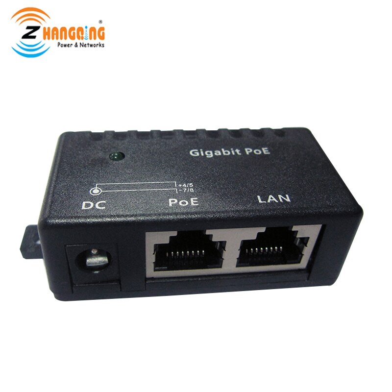 Poe Injektor Gigabit 48 V 24 V 12 V 56 V 100 1000 Mbps Single Hafen