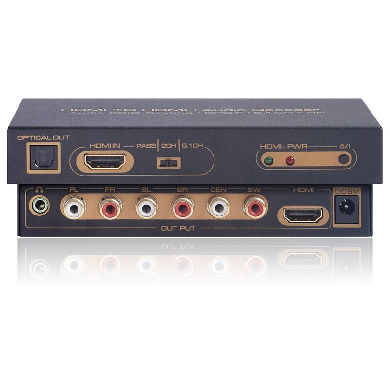 HDMI 5 1 CH Digital O Decoder Konverter Hdmi Zu Hd Grandado