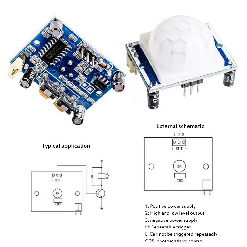 Stck Hc Sr Einstellen Ir Pyroelektrische I Grandado
