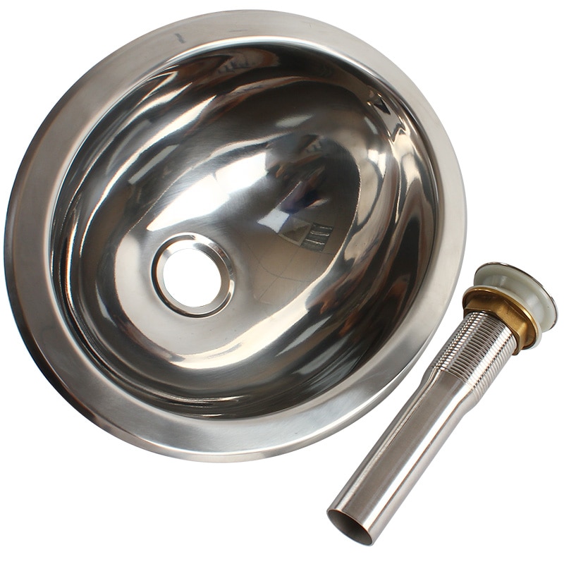 Boat Rv Caravan Stainless Steel Hand Wash Basin Sink Oval Grandado