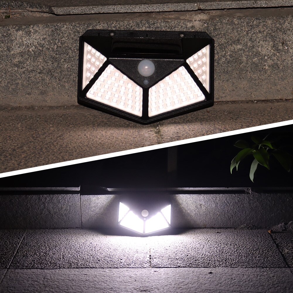 100 Led Solar Light Power Pir Motion Sensor Wandla Grandado