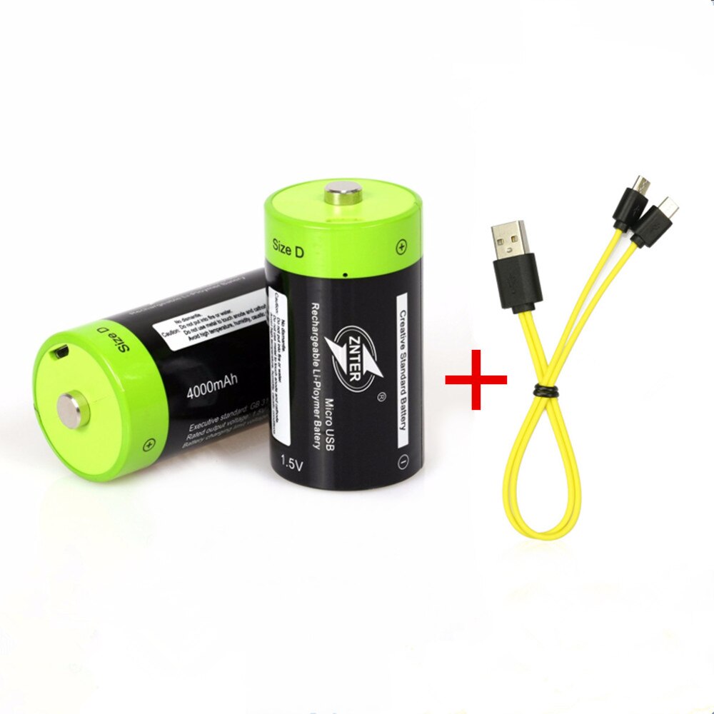 Znter 4000Mah 1 5V Oplaadbare Batterij Usb Oplaadb Grandado