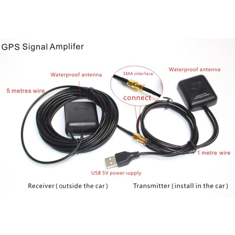 Uniwersalna Antena GPS System Nawigacji Wzmacniacz Grandado