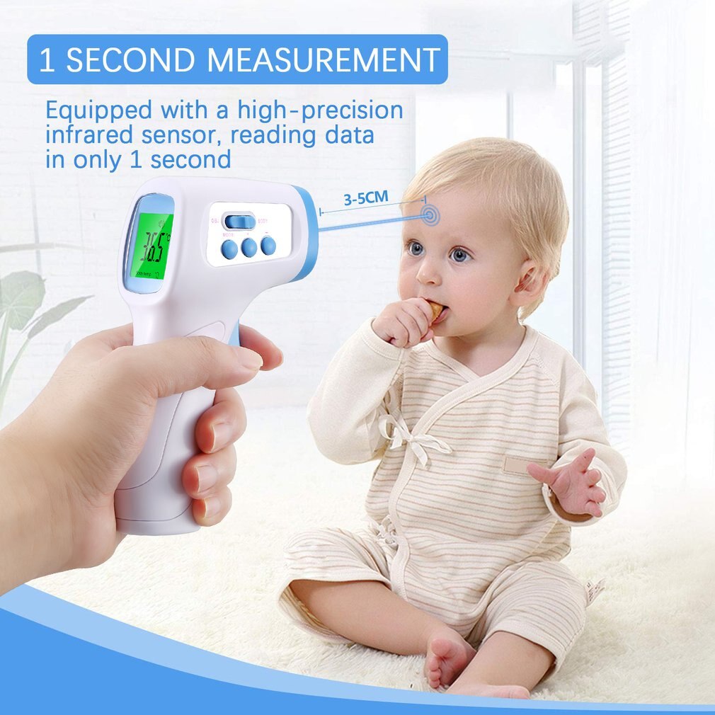 Non Contact Infrarood Voorhoofd Thermometer Voor K Grandado