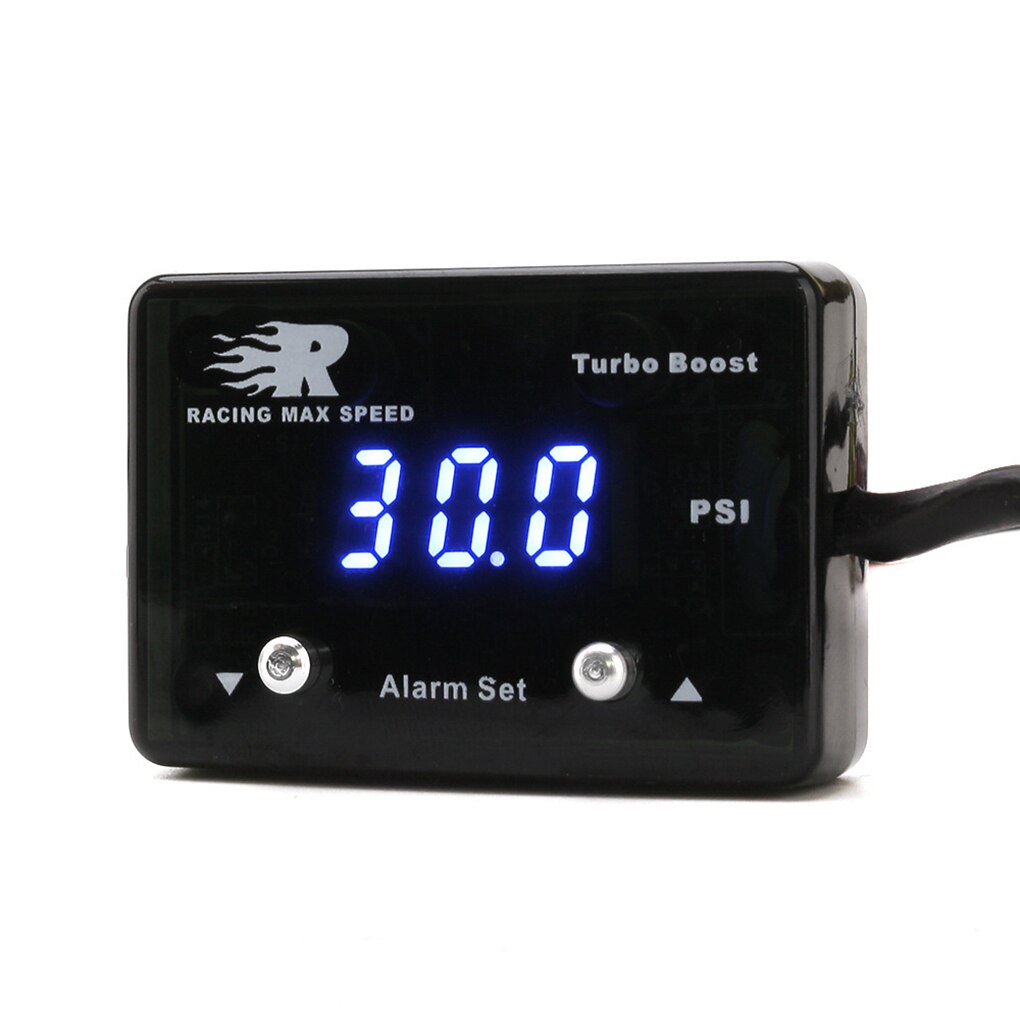 Universele Auto Digitale Turbo Boost Gauge Blauwe Grandado