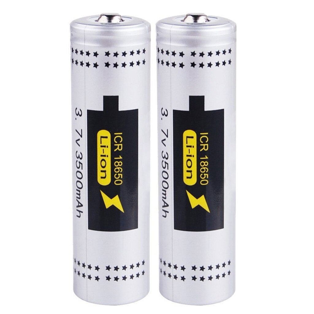 Pcs Rechargeable Lithium Battery Cylindrica Grandado