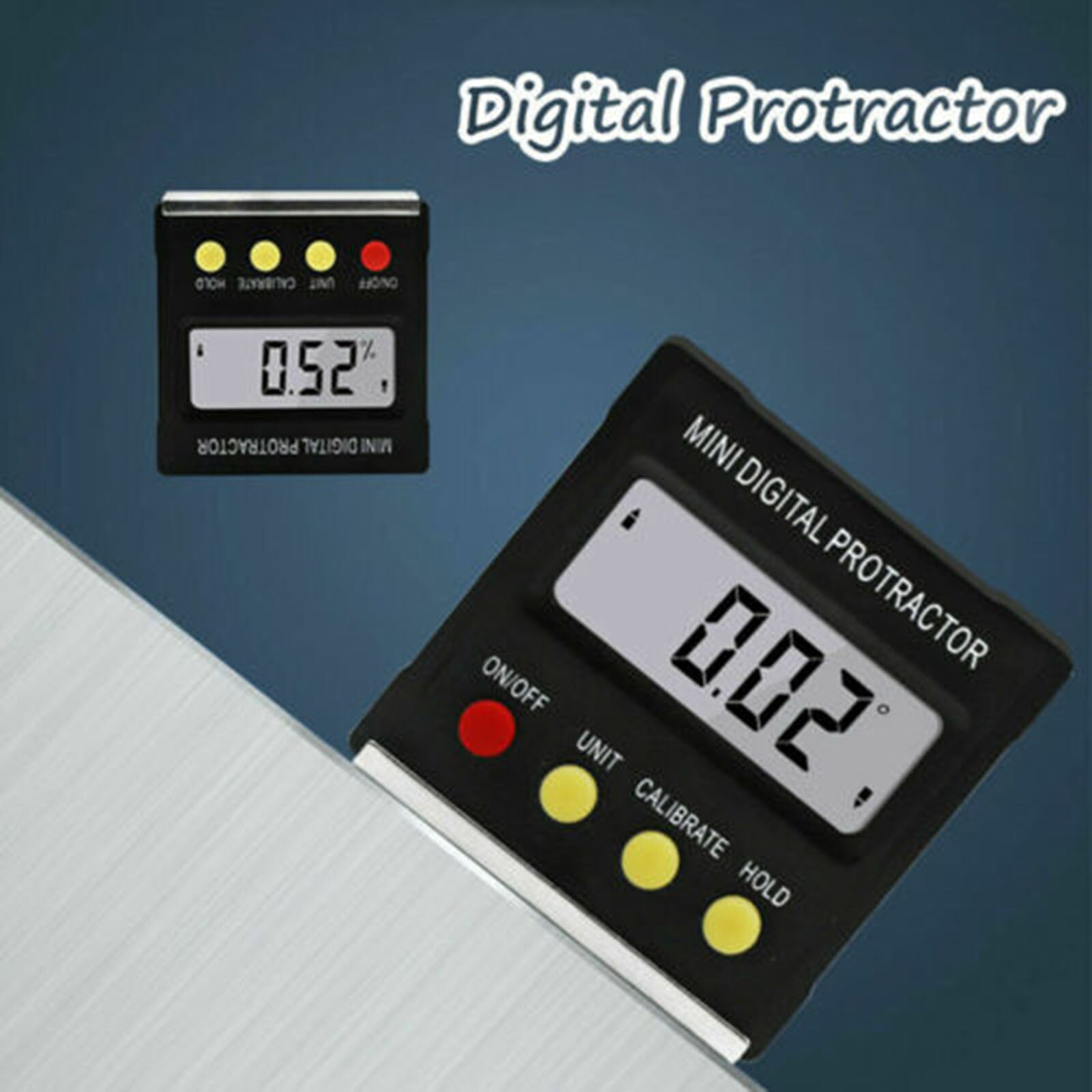 360 Degree Mini Digital Protractor Inclinometer El Grandado