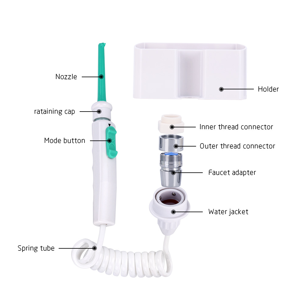 Ponta Torneira Oral Irrigator Dental Flosser Irr Grandado