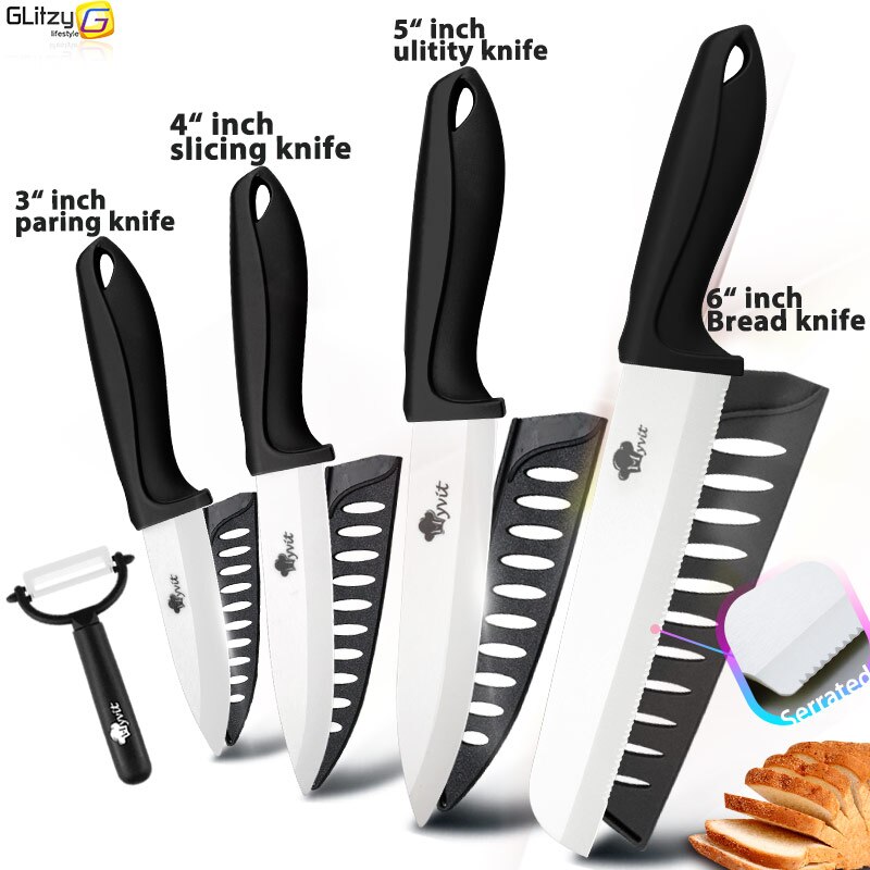 Ceramic Knife Inch Knives Kitchen Set Whit Grandado