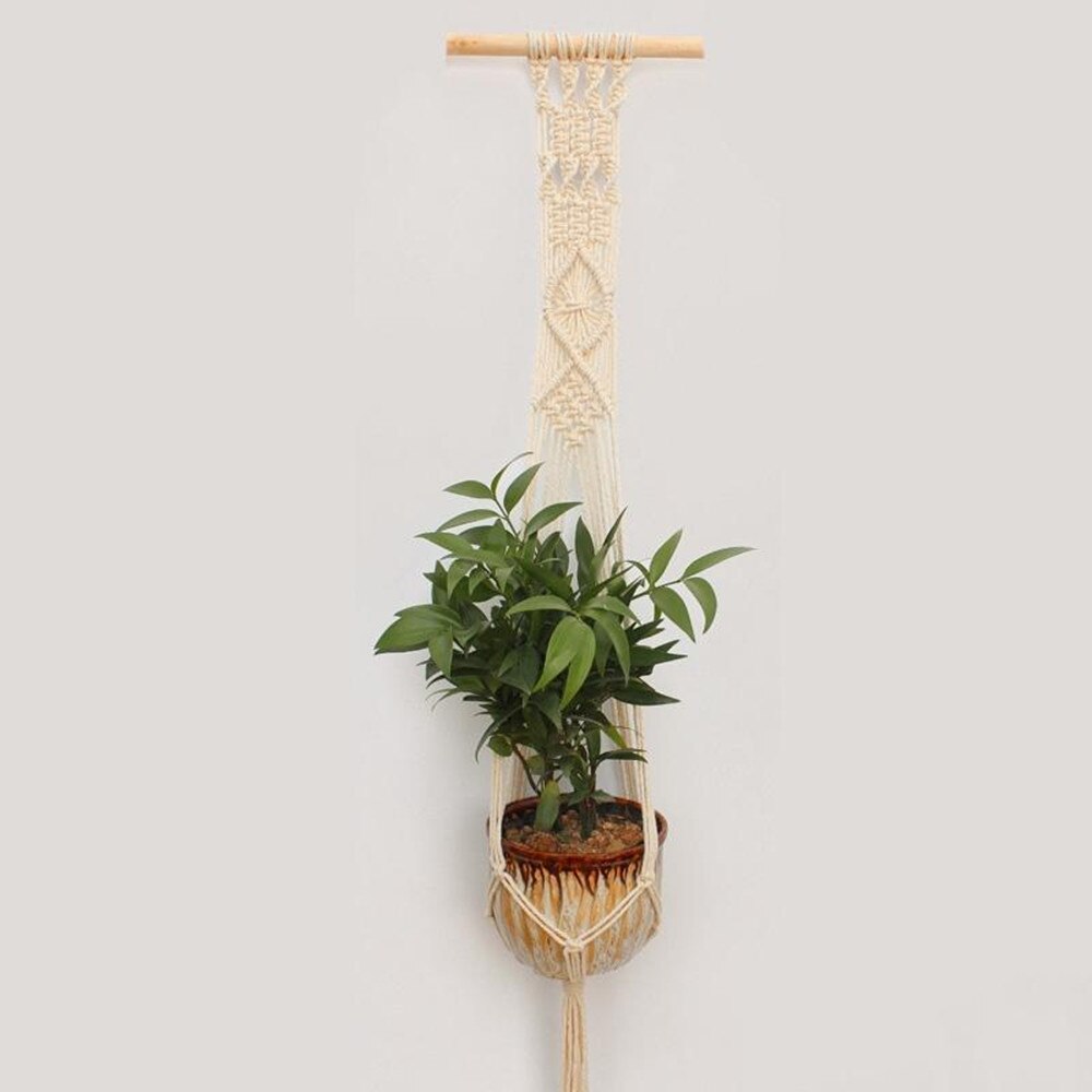 Macrame Opknoping Plant Mand Muur Plant Hanger Opk Grandado