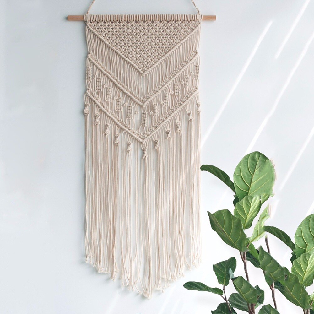 Macrame Geweven Muur Opknoping Boho Chic Bohemian Grandado