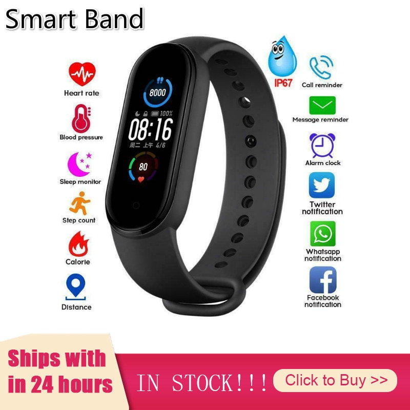 M5 Smart Band Fitness Tracker Smart Horloge Smarth Grandado