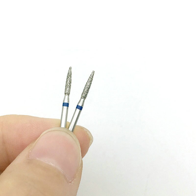 10Pcs Pack Dental Burs Diamond High Speed Drills F Grandado