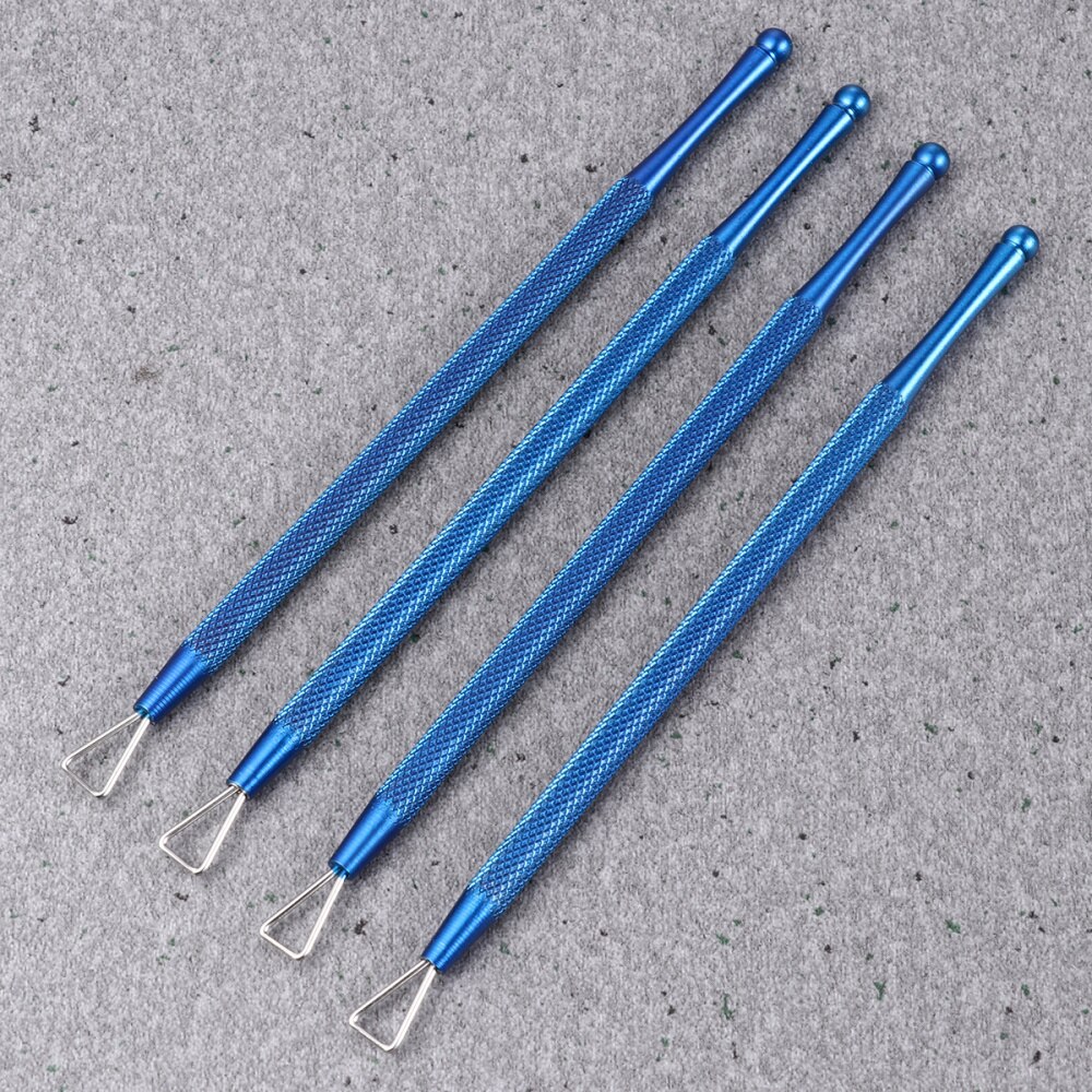 4 Pcs Stainless Steel Cuticle Pusher Triangle Cuti Grandado