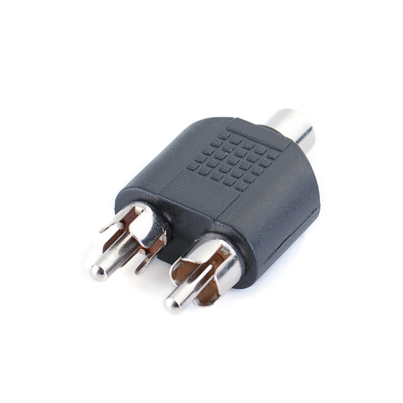 Rca Y Splitter Av Audio Video Plug Converter Male Grandado