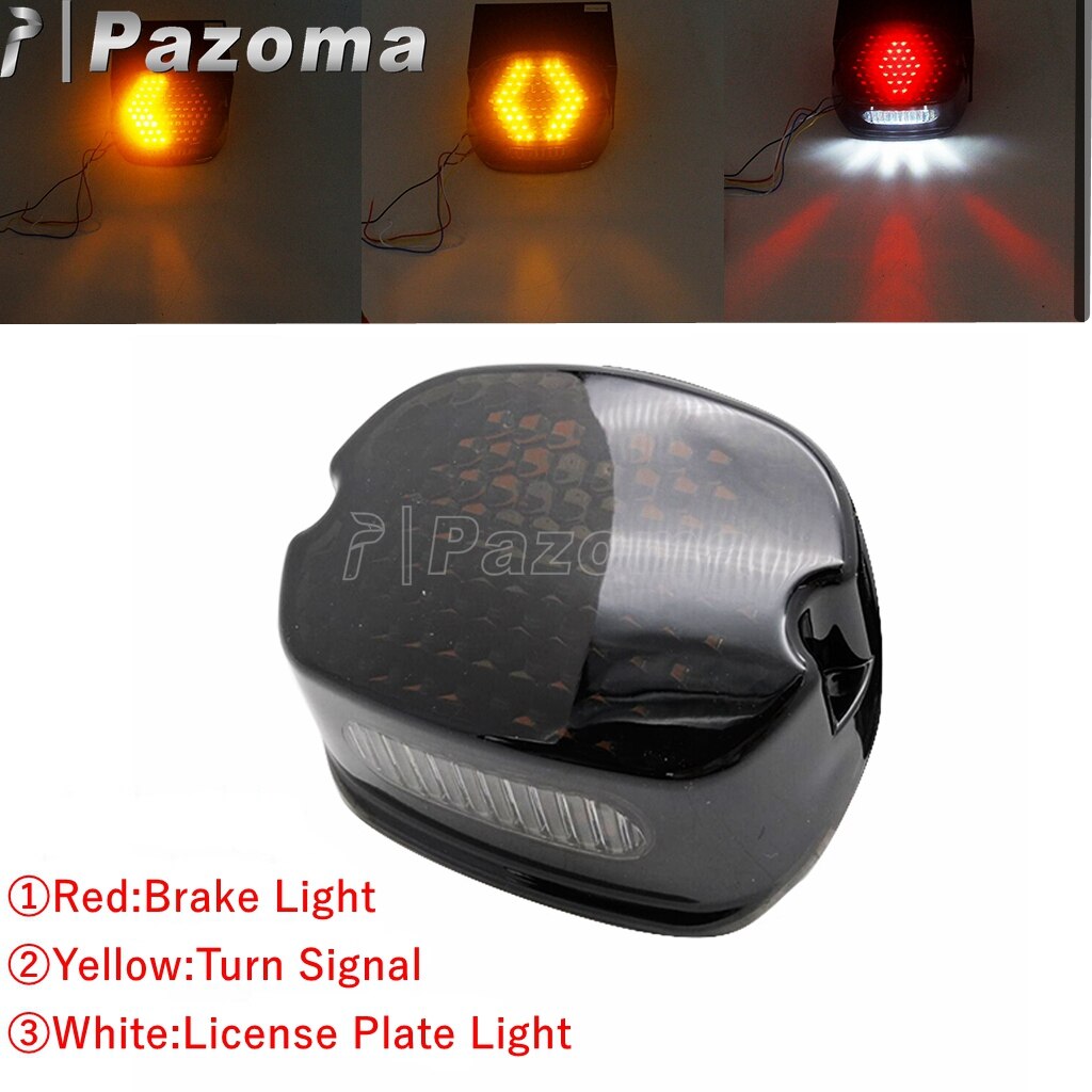 Motorrad Hinten Led R Cklicht Blinker Lampe Integr Grandado