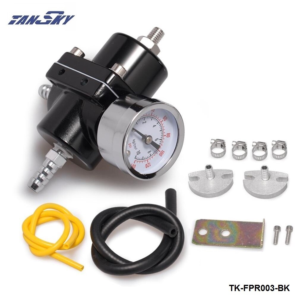 Aluminium Verstelbare Fuel Pressure Regulator AN6 Grandado