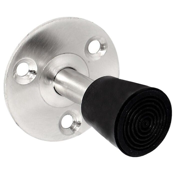 Mm X Mm Wall Mount Stainless Steel Door Stop Stopper Doorstop