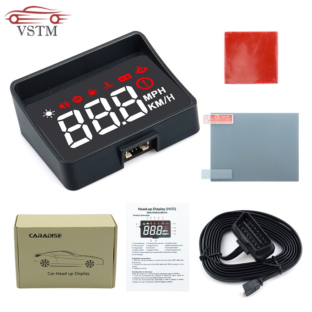 Obd Euobd Overspeed Warning A S Car Hud Head Up Grandado