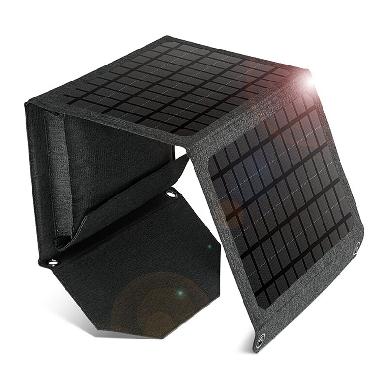 V Opvouwbare Portable Solar Charger Met Usb Poo Grandado