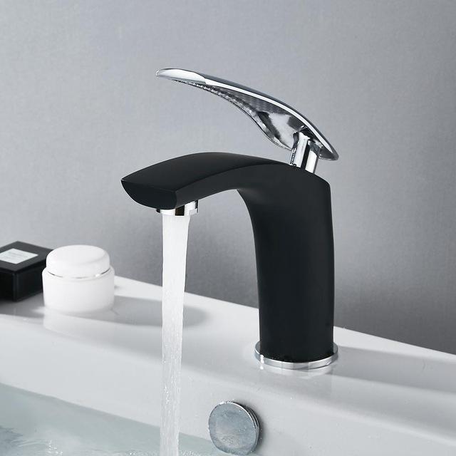 Badkamer Kraan Water Tap Wastafelkranen Wit Chroom Grandado