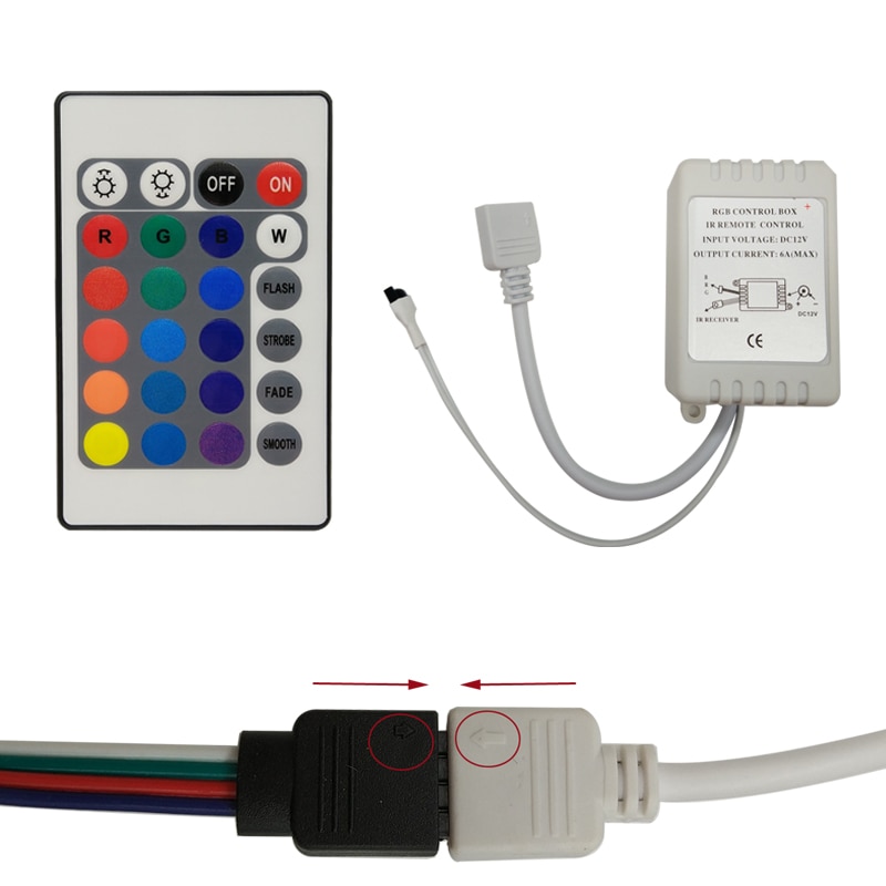 Led Controller Toetsen Led Ir Rgb Controler Doo Vicedeal