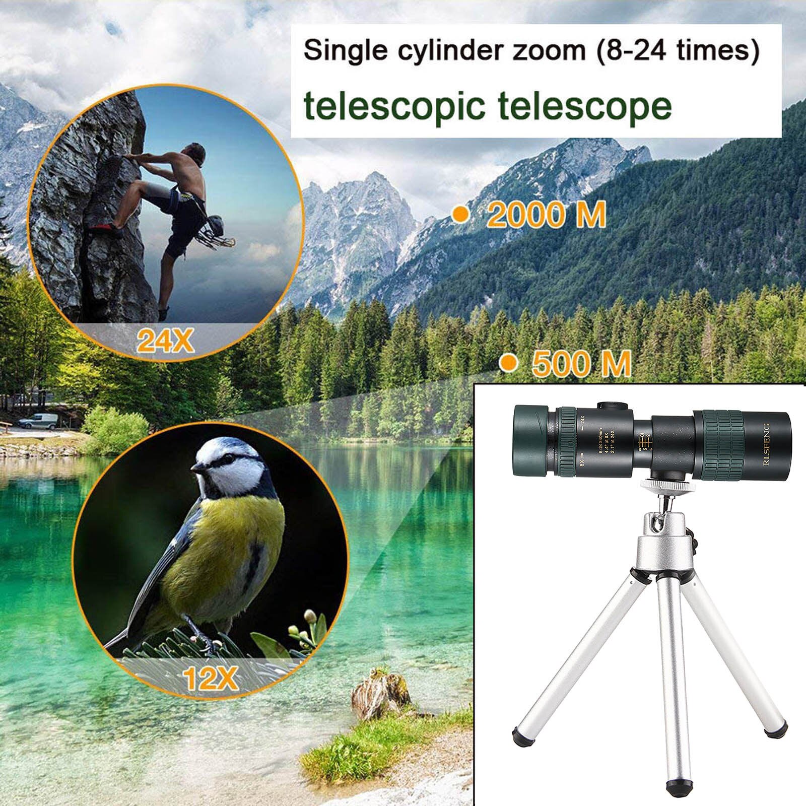 Monocular Telescope Dual Focus Night Visionwatchin Grandado