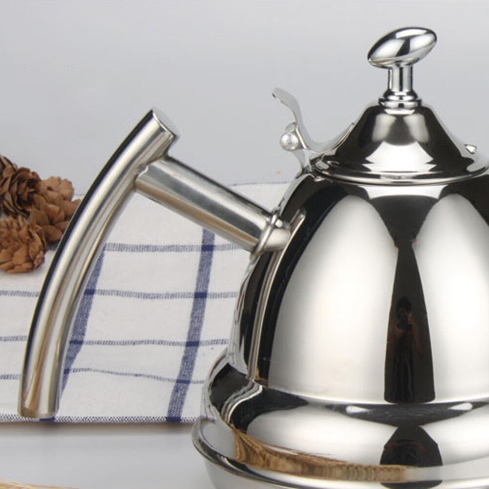 L Stainless Steel Gooseneck Tea Pot Coffee Home Grandado