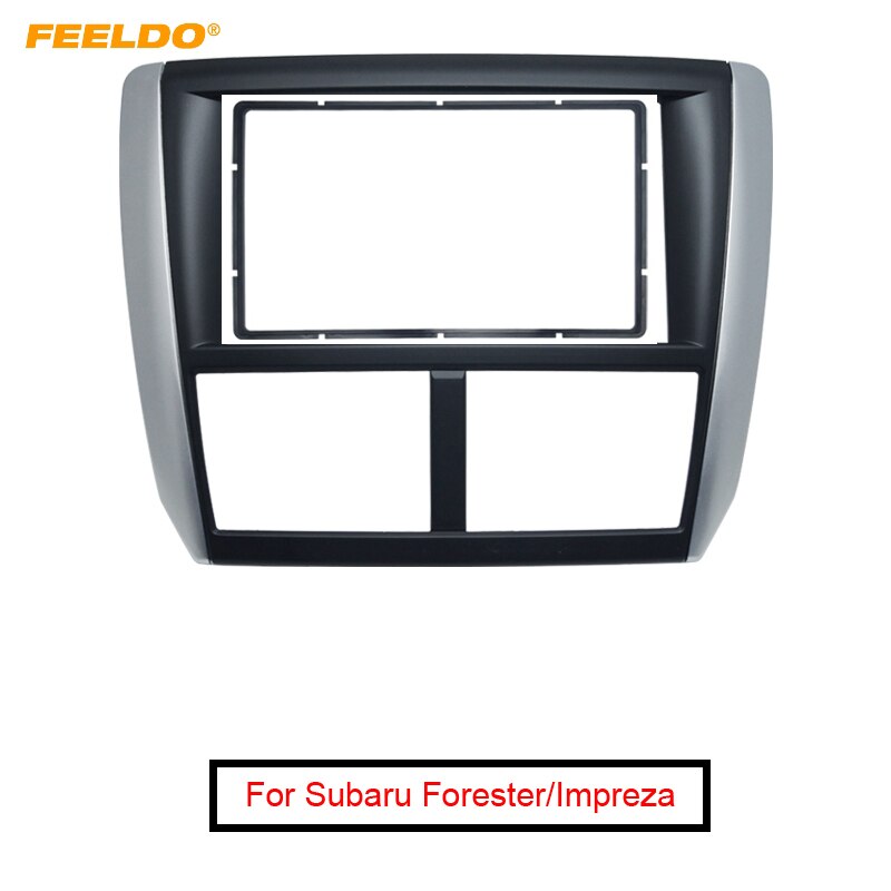 FEELDO Car 2DIN Refitting Radio Stereo DVD Frame Fascia Dash Panel