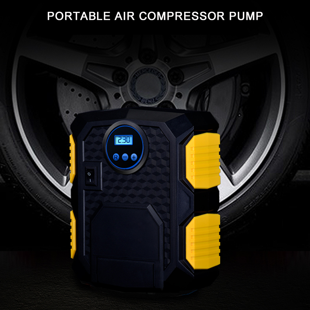 V Dc Portable Air Compressor Digitale Tire Infla Grandado