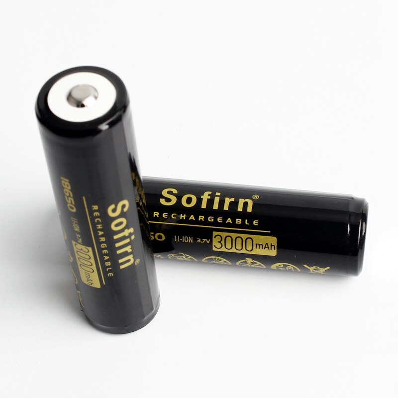 Sofirn 18650 3000mAh Batterie 3 7 V Lithium Akkus Grandado