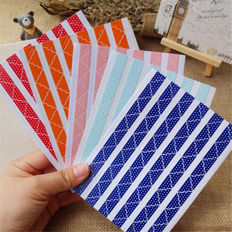 78 Pcs 1 Vel Diy Kant Effen Kleur Opaque Hoek Pa Grandado