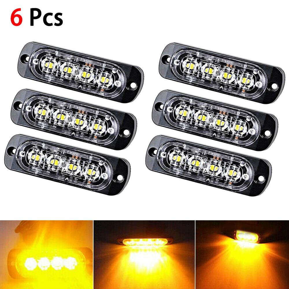 Emergency Strobe Lights Voor Vrachtwagens Amber H Grandado