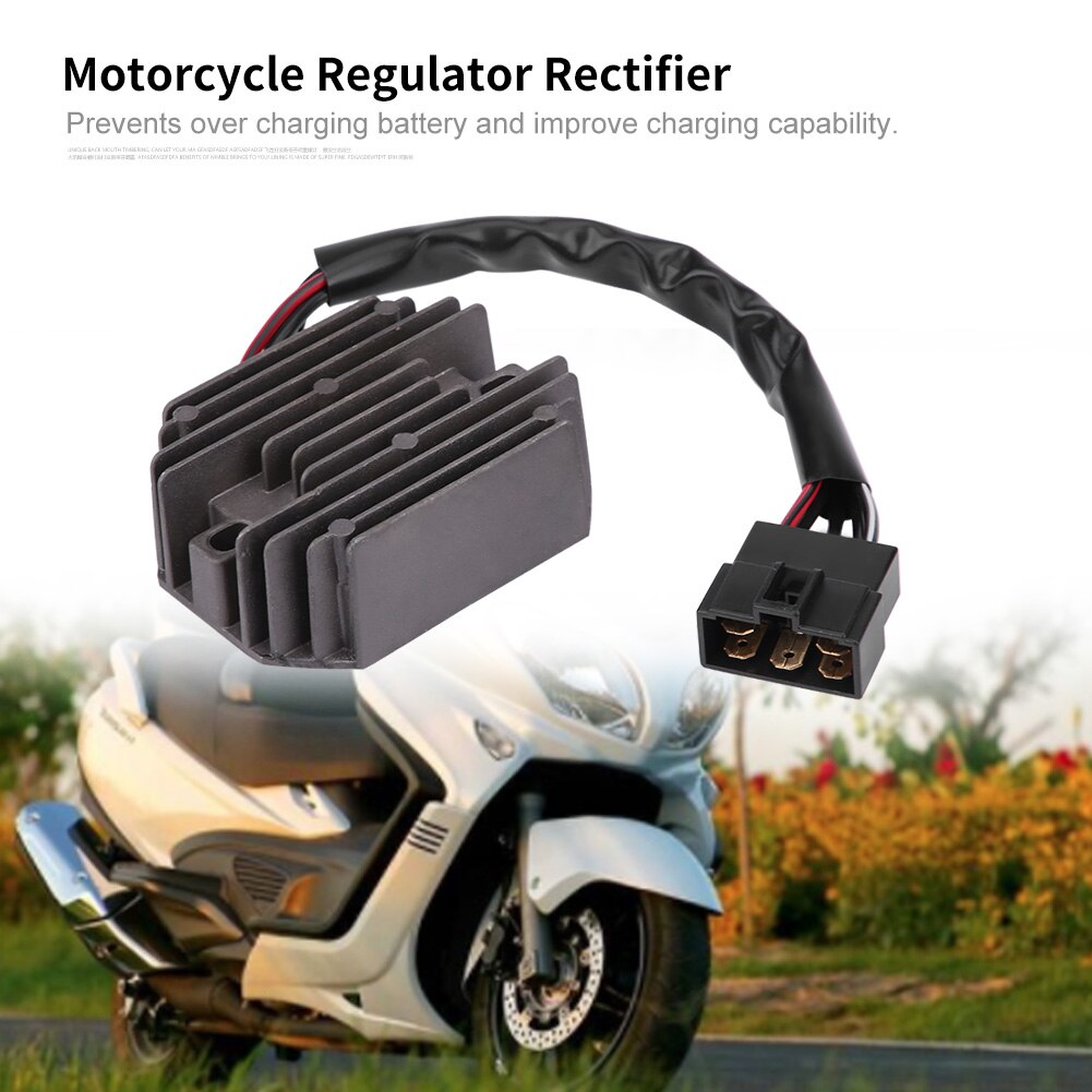 Motorcycle Aluminum Alloy Voltage Regulator Rectif Grandado