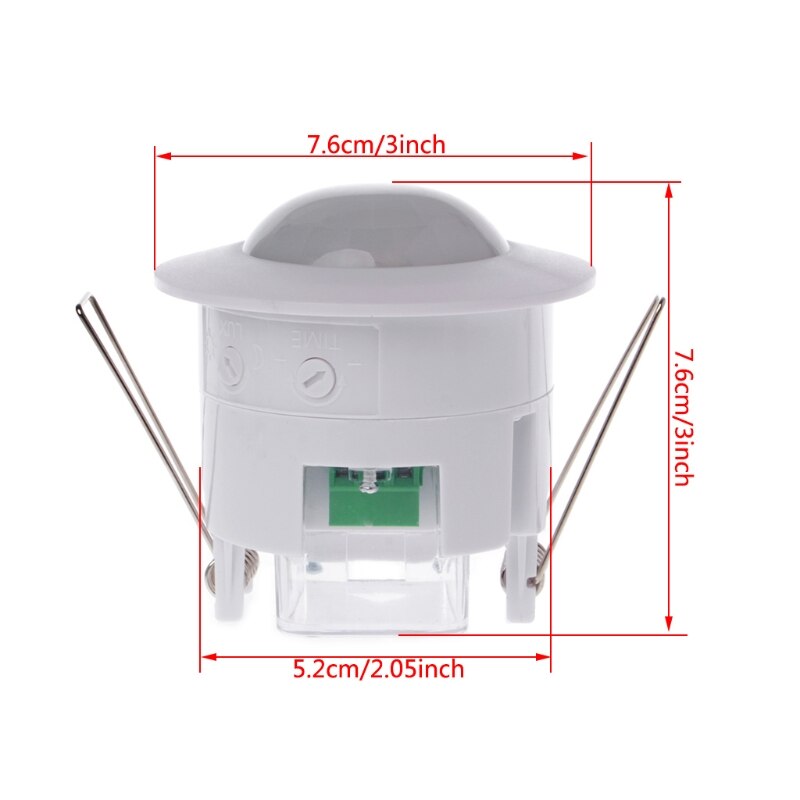 V Ac Adjustable Ceiling Pir Infrared Body Motion Sensor