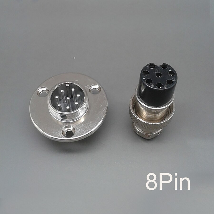 1Set GX16 With 3 Hole Flange Aviation Connector XL Grandado