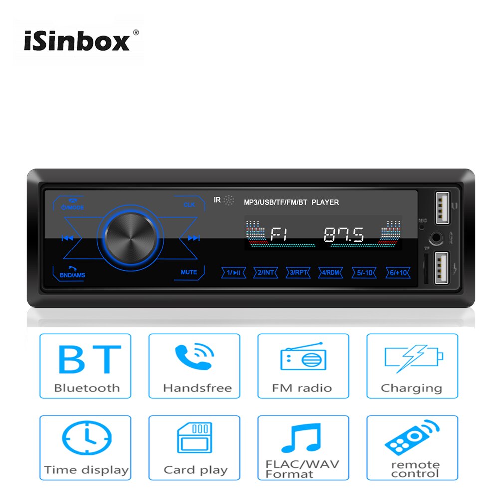 ISINBOX 1 Lärm Auto Radio berühren Bildschirm Bluetooth 4 0 12V Auto