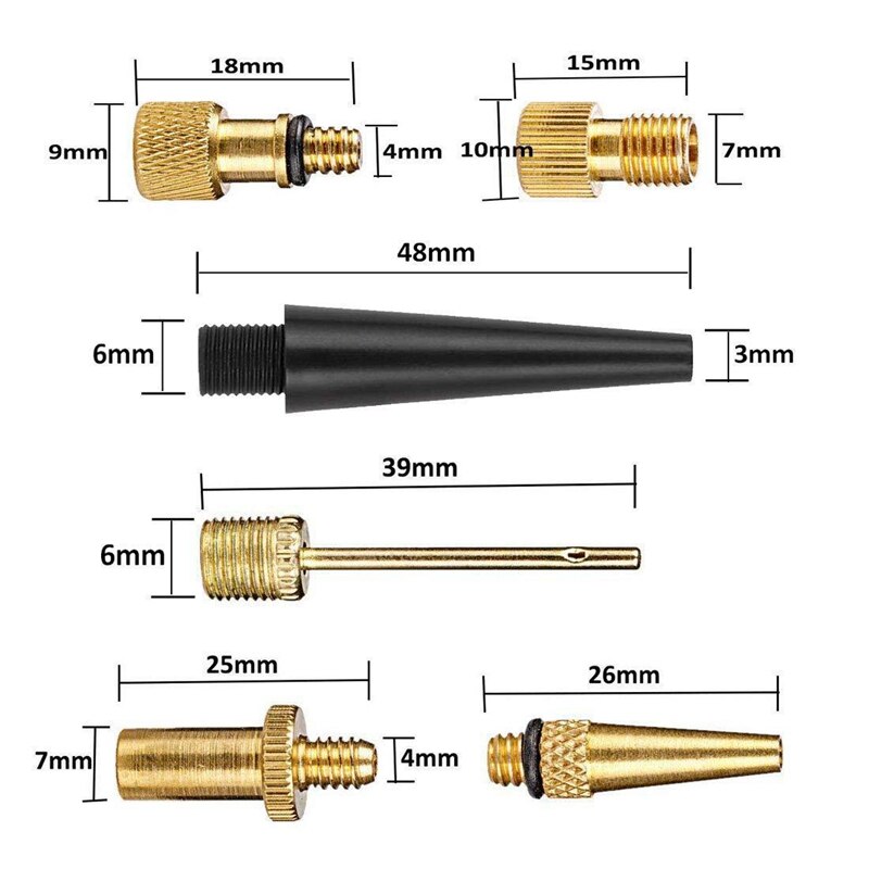 Pcs Valve Adapter Set Fiets Auto Ventiel Adapter Grandado