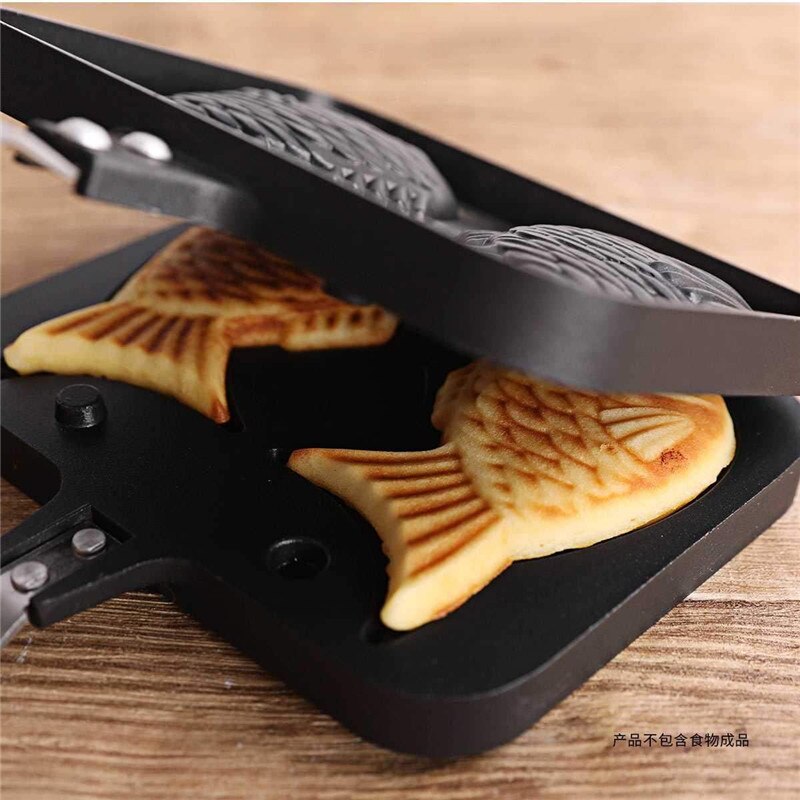 Molde De Taiyaki Para Hornear En Forma De Pez Japo Grandado