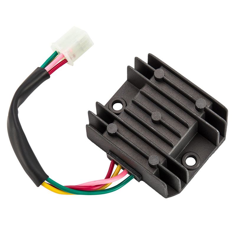 Universal 4 Wire Full Wave Black Motorcycle Regula Grandado