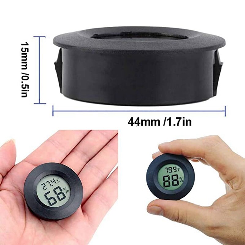 Practical Pcs Mini Digital Weather Gauge Indoor T Grandado