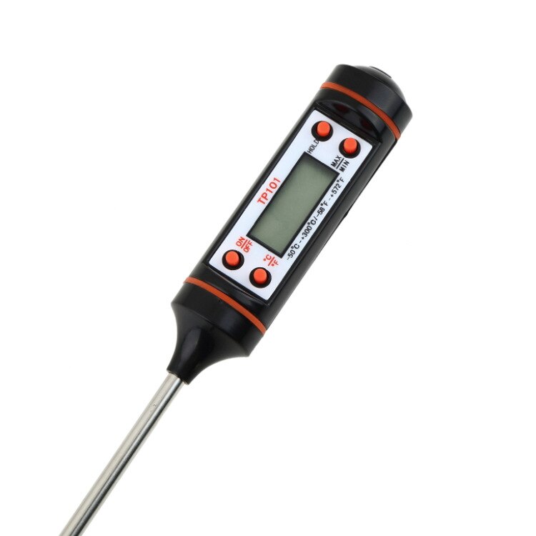 Thermometer Für Küche Kochen BBQ Digital Sonde Fleisch Edelstahl