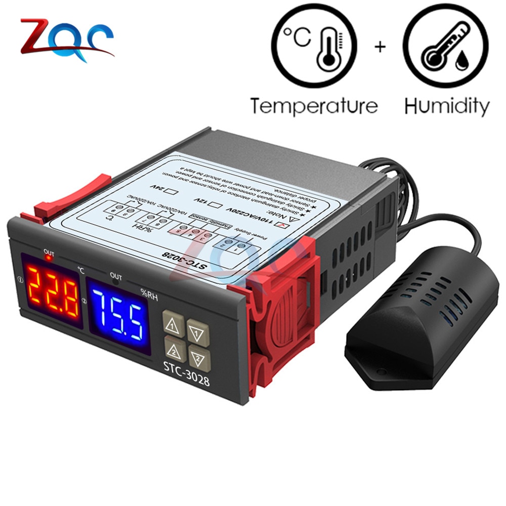 Ac V V V V Digitale Temperatur Feuchtigk Grandado