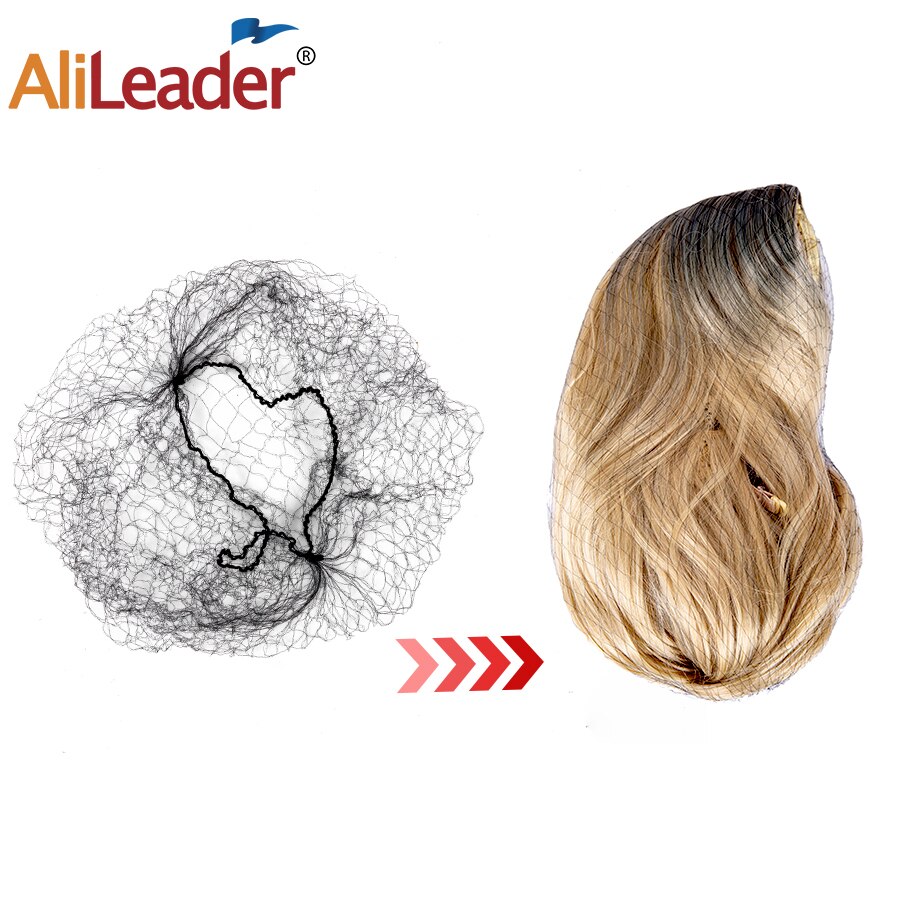 Alileader Bulk Nylon Haar Netto Zwarte Elastische Grandado