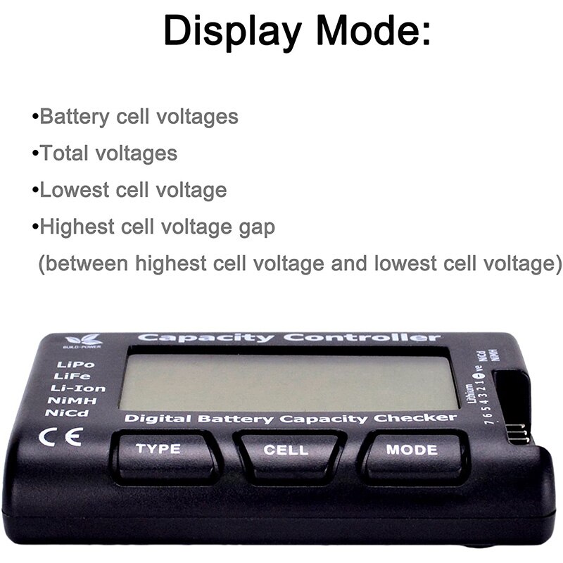 Rc Cellmeter Digitale Controller Tester Voor Bat Grandado