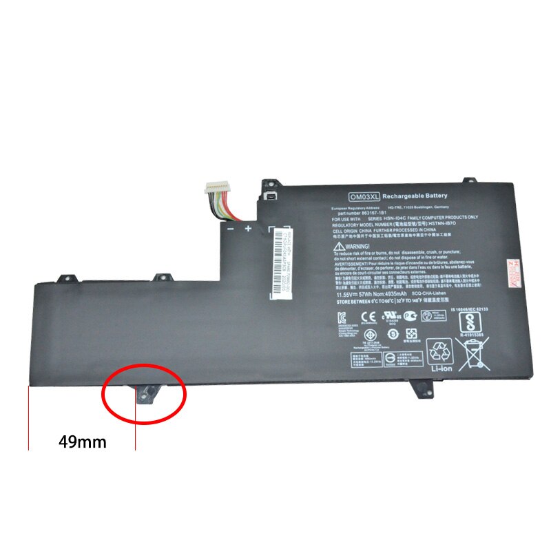 Jigu Originele Laptop Batterij Om Xl Hsn I C Grandado