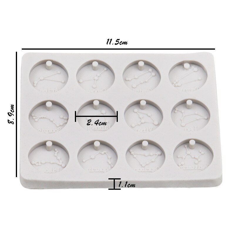 12 Sterrenbeelden Fondant Siliconen Mal Cakevorm C Grandado